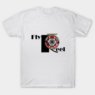 Cool Fly Reel Fishing Design all Fishermen and Fisherwomen will Love T-Shirt